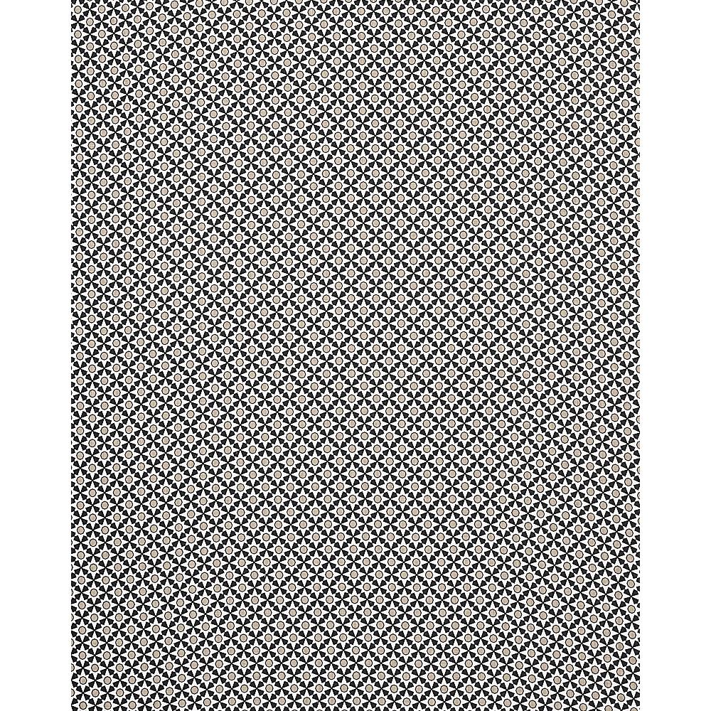 Schumacher Serendipity Black & Taupe Fabric