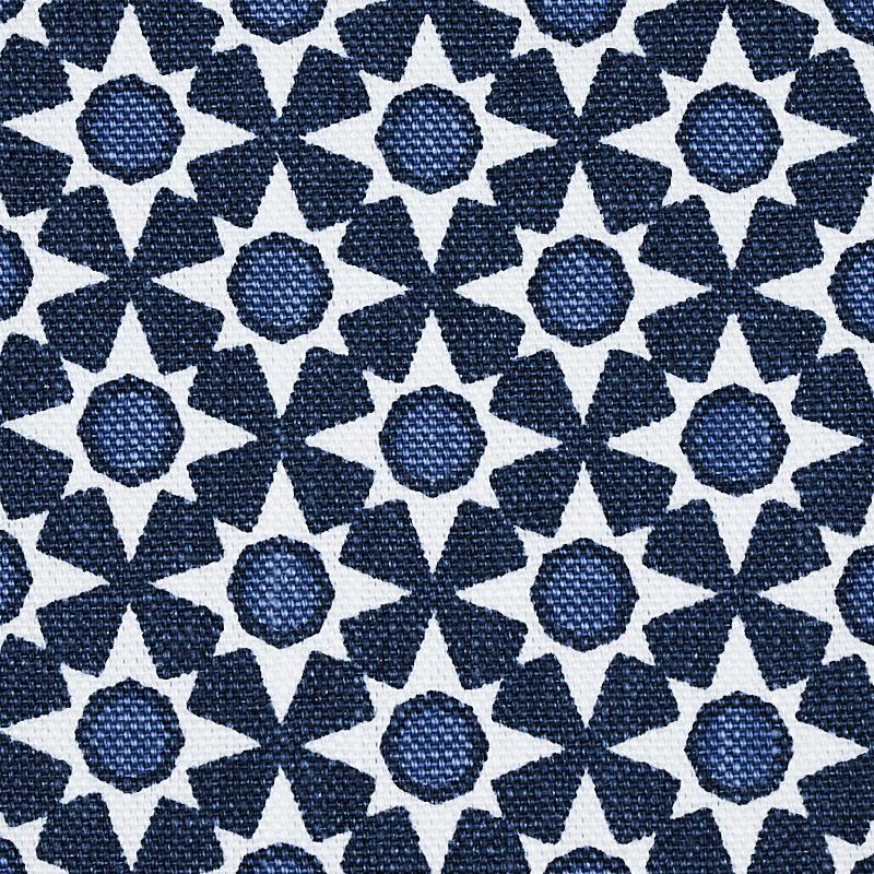 Schumacher Serendipity Blues Fabric