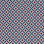 Schumacher Serendipity Navy & Red Fabric