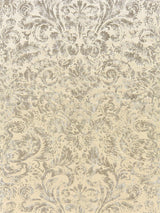 Scalamandre Palladio Velvet Damask Antique Silver Fabric