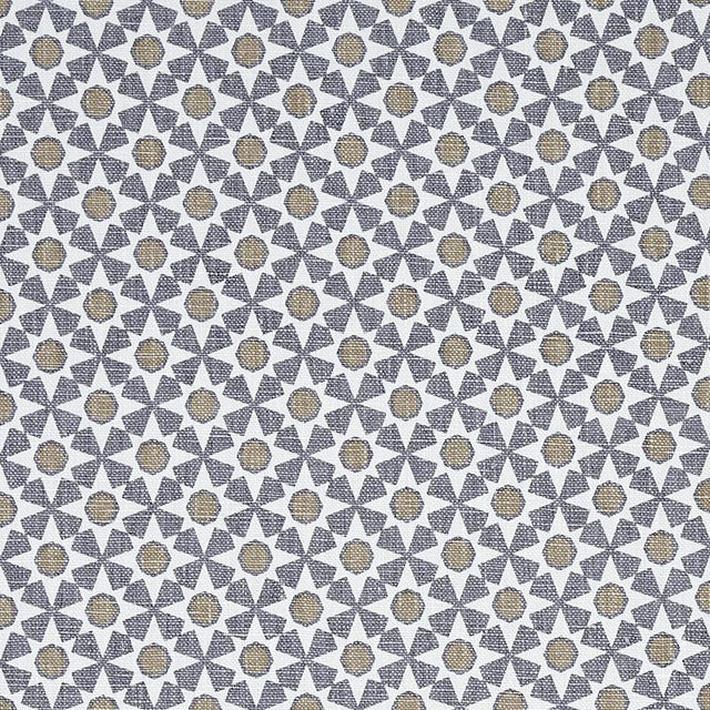 Schumacher Serendipity Smoke & Taupe Fabric