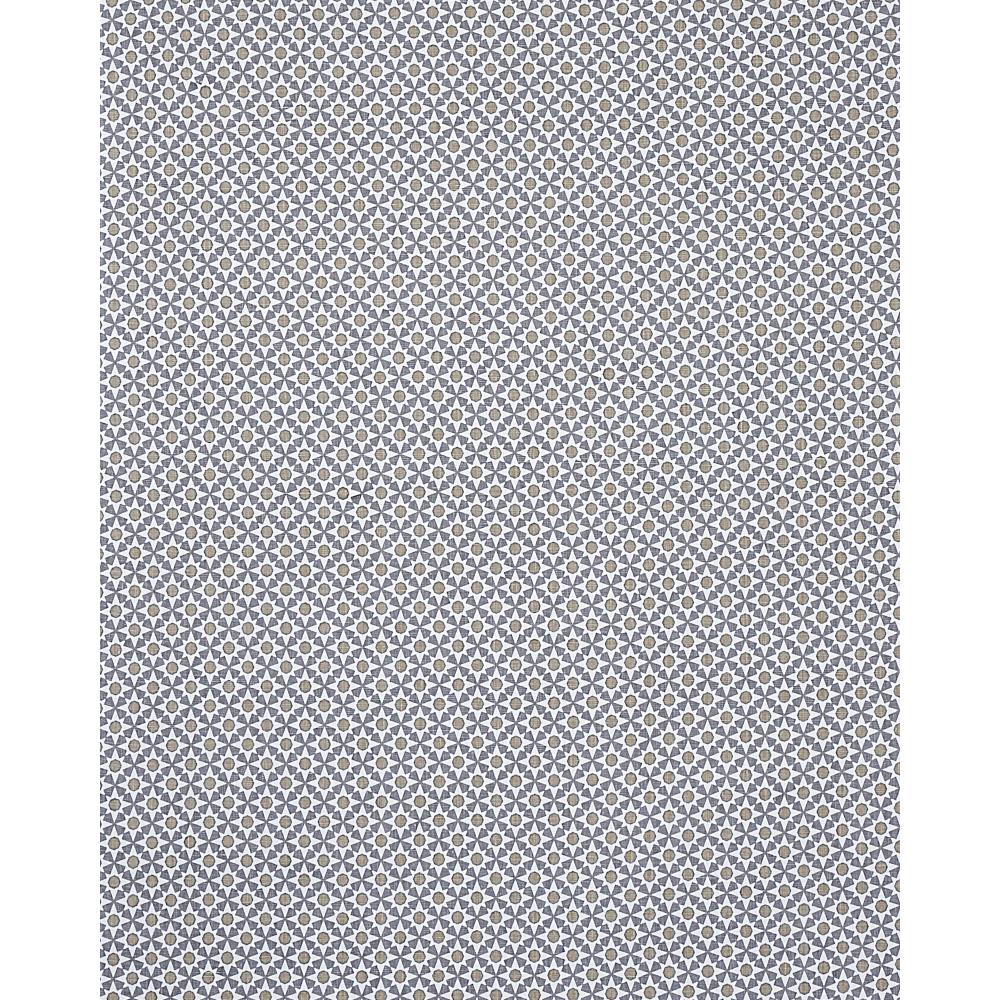 Schumacher Serendipity Smoke & Taupe Fabric