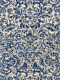 Scalamandre Palladio Velvet Damask Lapis Fabric