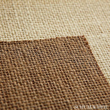 Schumacher Jute Burlap Ivory Wallpaper