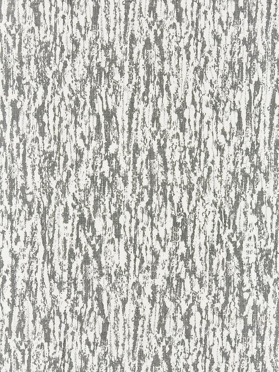 Scalamandre Sequoia Linen Print Graphite Fabric
