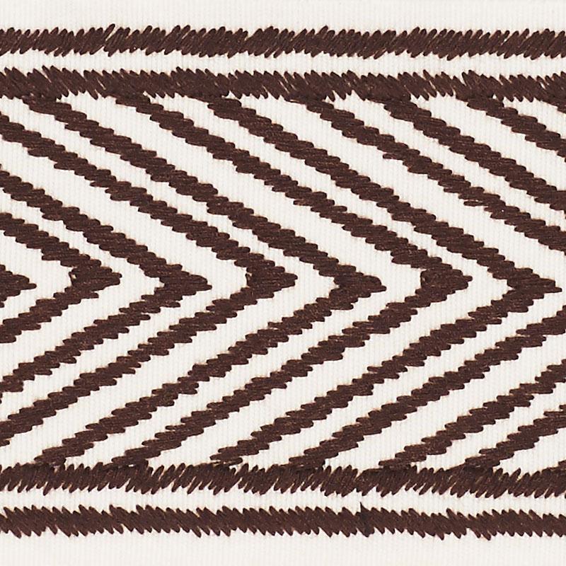 Schumacher Nicholson Tape Espresso Trim