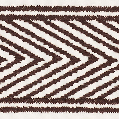 Schumacher Nicholson Tape Espresso Trim