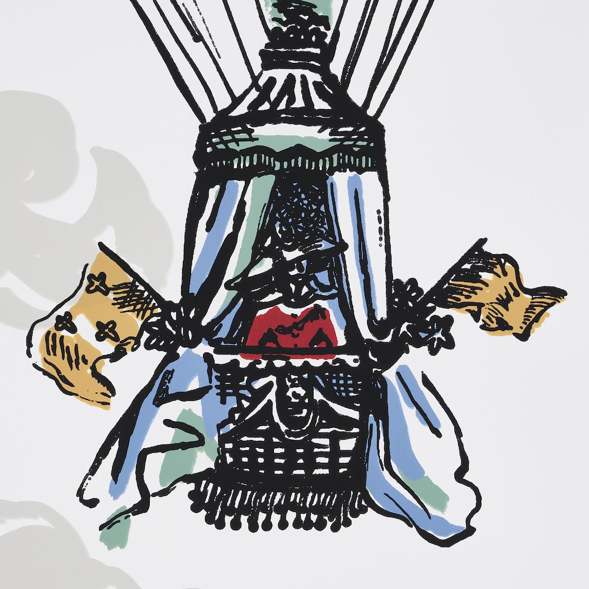 Schumacher Balloons Multi Wallpaper