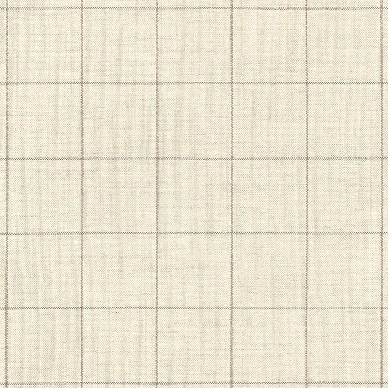 Schumacher Mellier Plaid Linen Fabric