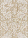 Scalamandre Metalline Damask Flax Fabric