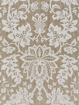 Scalamandre Metalline Damask Smoke Fabric