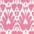 Schumacher Lela Cotton Ikat Berry Fabric