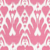Schumacher Lela Cotton Ikat Berry Fabric