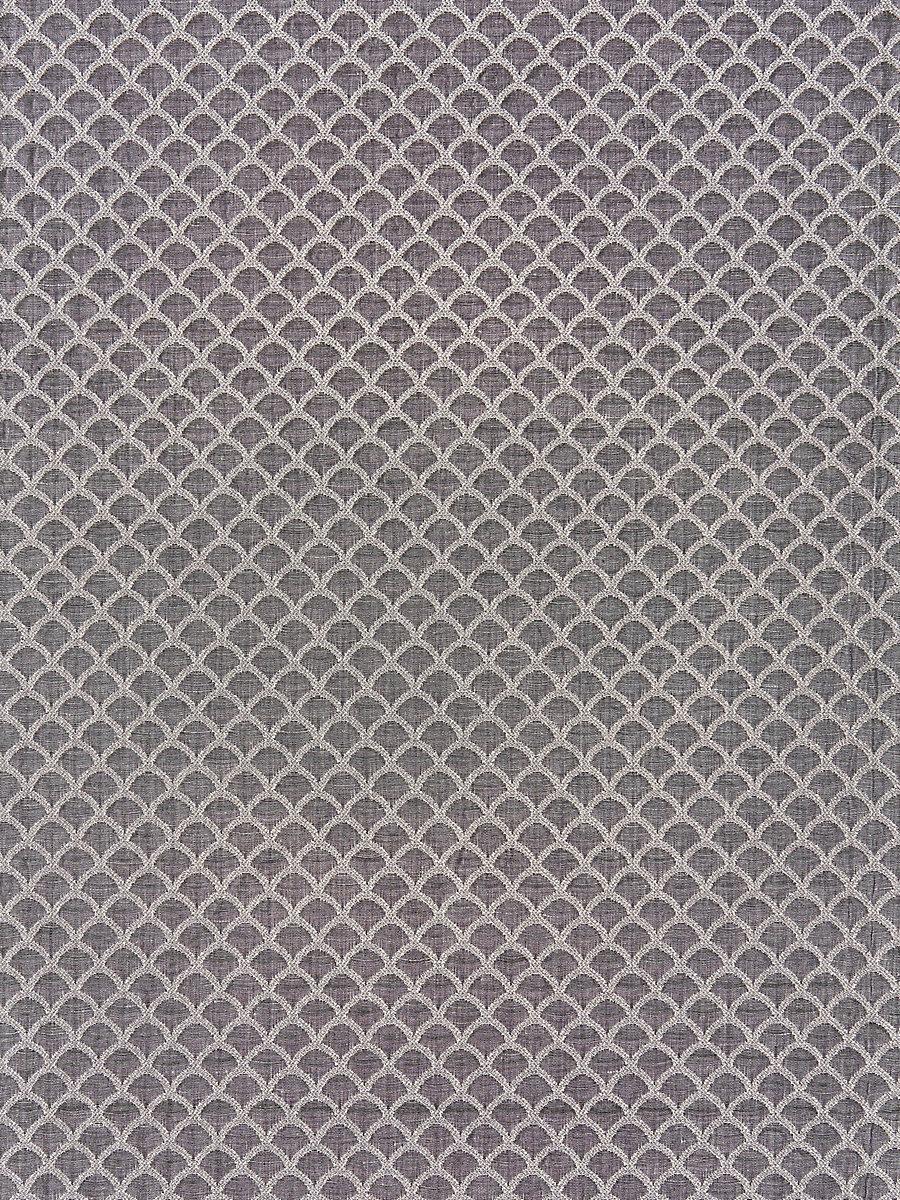 Scalamandre Scallop Weave Smoke Fabric