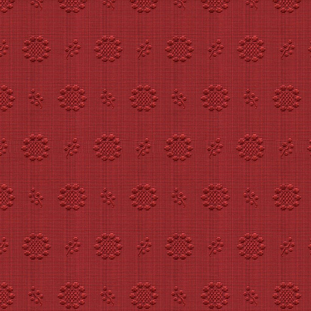 Brunschwig & Fils CHANDLER FIGURED WOVEN RED CURRANT Upholstery Fabric
