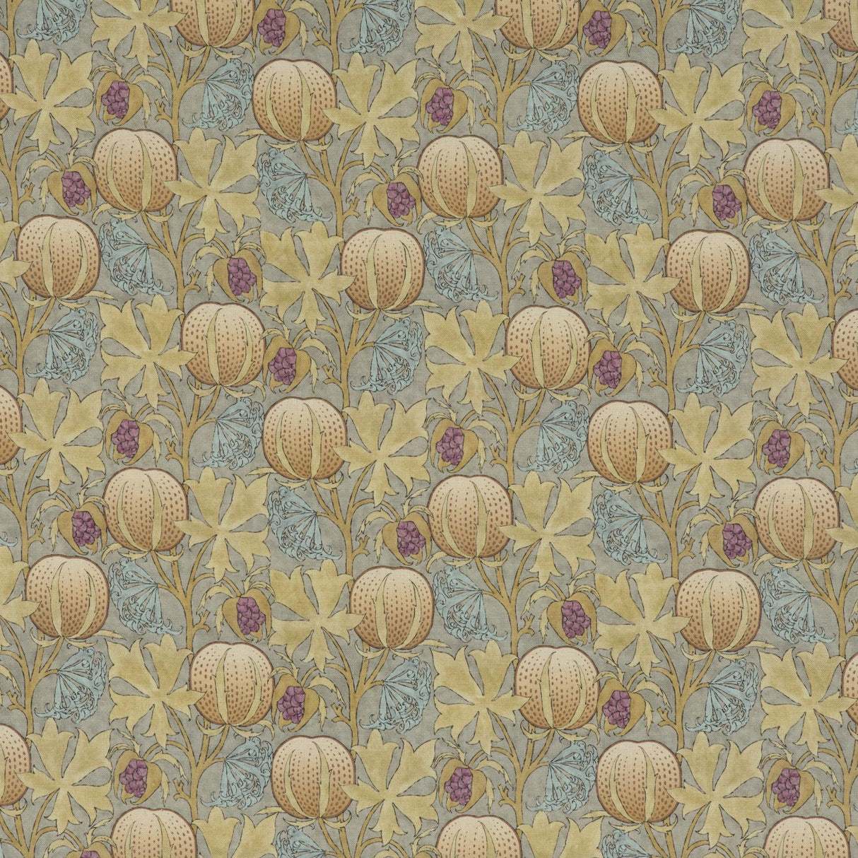G P & J Baker PUMPKINS TEAL Fabric