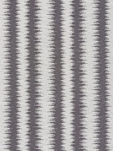 Scalamandre Konya Ikat Stripe Graphite Fabric