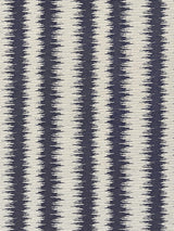 Scalamandre Konya Ikat Stripe Indigo Fabric