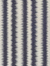 Scalamandre Konya Ikat Stripe Indigo Fabric