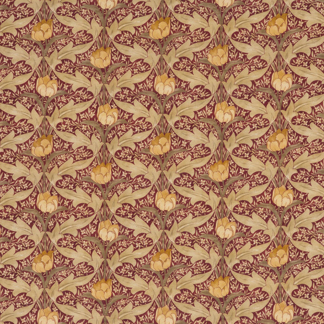 G P & J Baker TULIP & JASMINE RED/OCHRE Fabric
