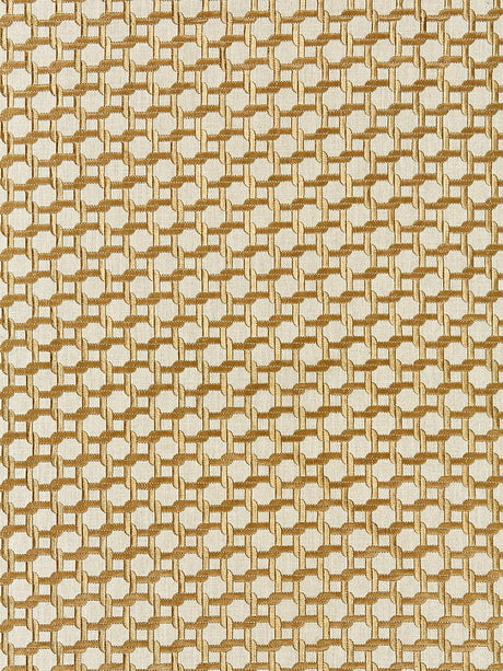 Scalamandre Link Embroidery Bronze Fabric