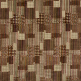 Mulberry BOHEMIAN PATCHWORK PLUM/SPICE Upholstery Fabric