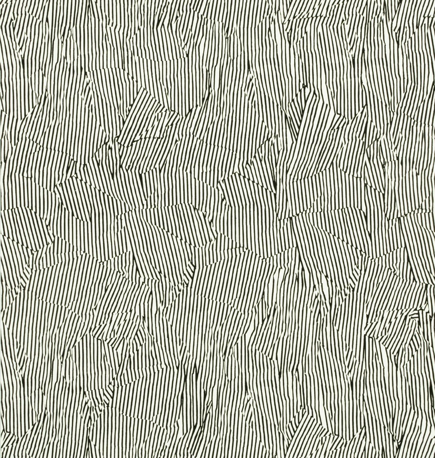 Lee Jofa Avant Ivory/Black Wallpaper