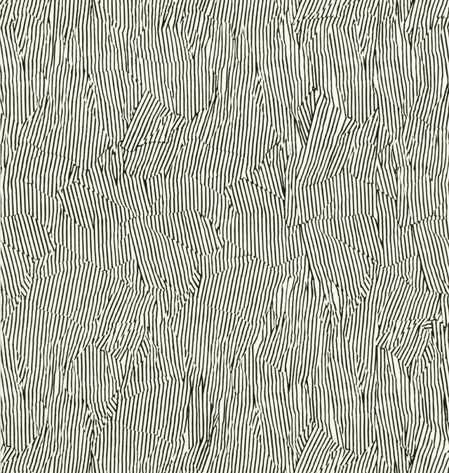 Lee Jofa AVANT IVORY/BLACK Wallpaper