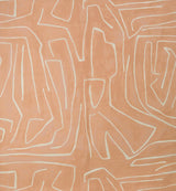 Lee Jofa GRAFFITO SALMON/CREAM Wallpaper