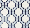 Phillip Jeffries Imperial Gates Periwinkle And Navy Wallpaper