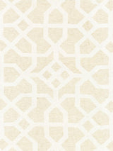 Scalamandre Linen Lattice Natural & Ivory Fabric