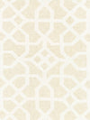 Scalamandre Linen Lattice Natural & Ivory Fabric
