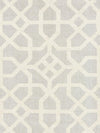 Scalamandre Linen Lattice Nickel & Greige Fabric