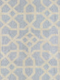 Scalamandre Linen Lattice Bluestone & Fog Fabric