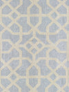 Scalamandre Linen Lattice Bluestone & Fog Fabric