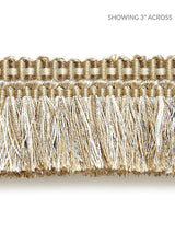 Scalamandre Shimmer Brush Fringe Champagne Trim