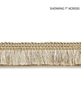 Scalamandre Shimmer Brush Fringe Champagne Trim