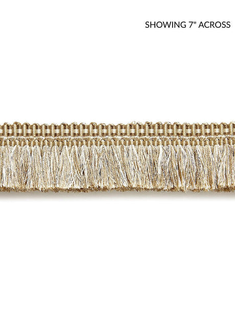 Scalamandre Shimmer Brush Fringe Champagne Trim