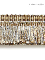 Scalamandre Shimmer Brush Fringe Flax Trim