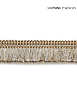 Scalamandre Shimmer Brush Fringe Flax Trim