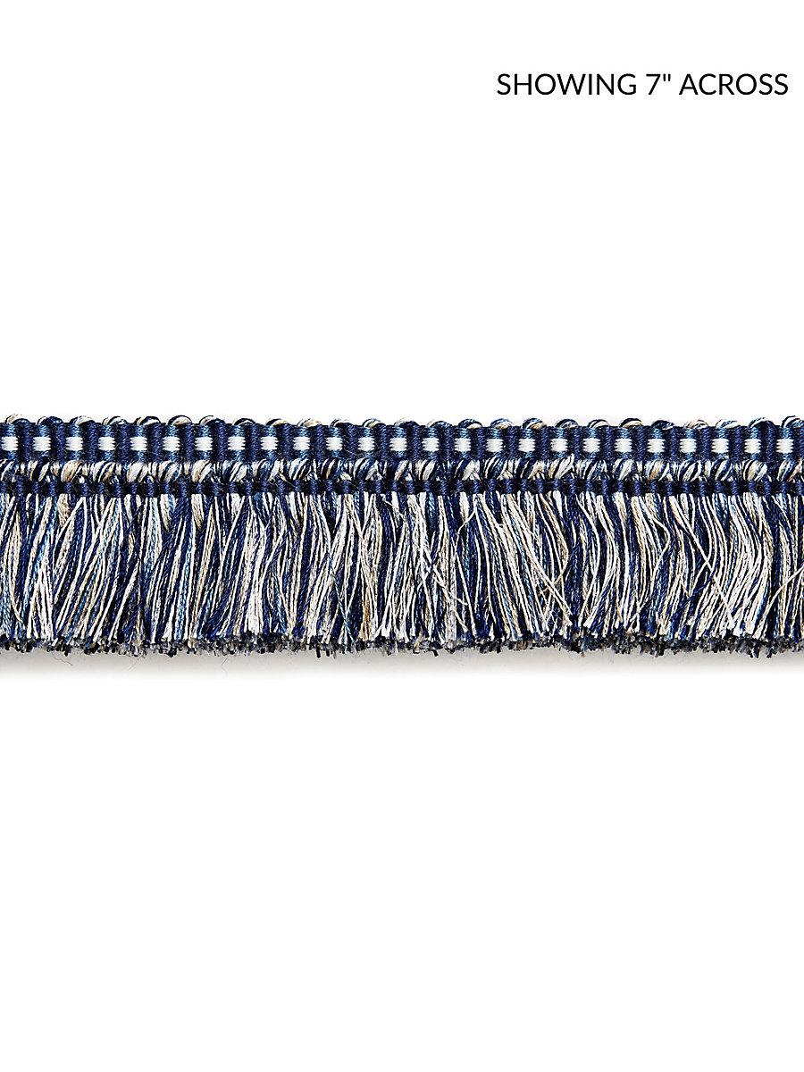 Scalamandre Shimmer Brush Fringe Indigo Trim