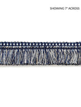 Scalamandre Shimmer Brush Fringe Indigo Trim