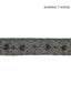 Scalamandre Zardozi Velvet Tape Mineral & Pewter Trim