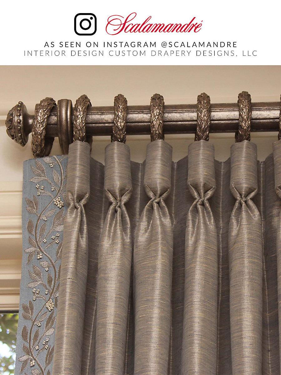 Scalamandre Laurel Embroidered Tape Bluestone Trim