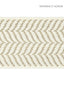 Scalamandre Artemis Tape Flax On Ivory Trim