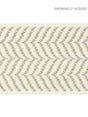 Scalamandre Artemis Tape Flax On Ivory Trim