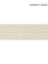 Scalamandre Artemis Tape Flax On Ivory Trim