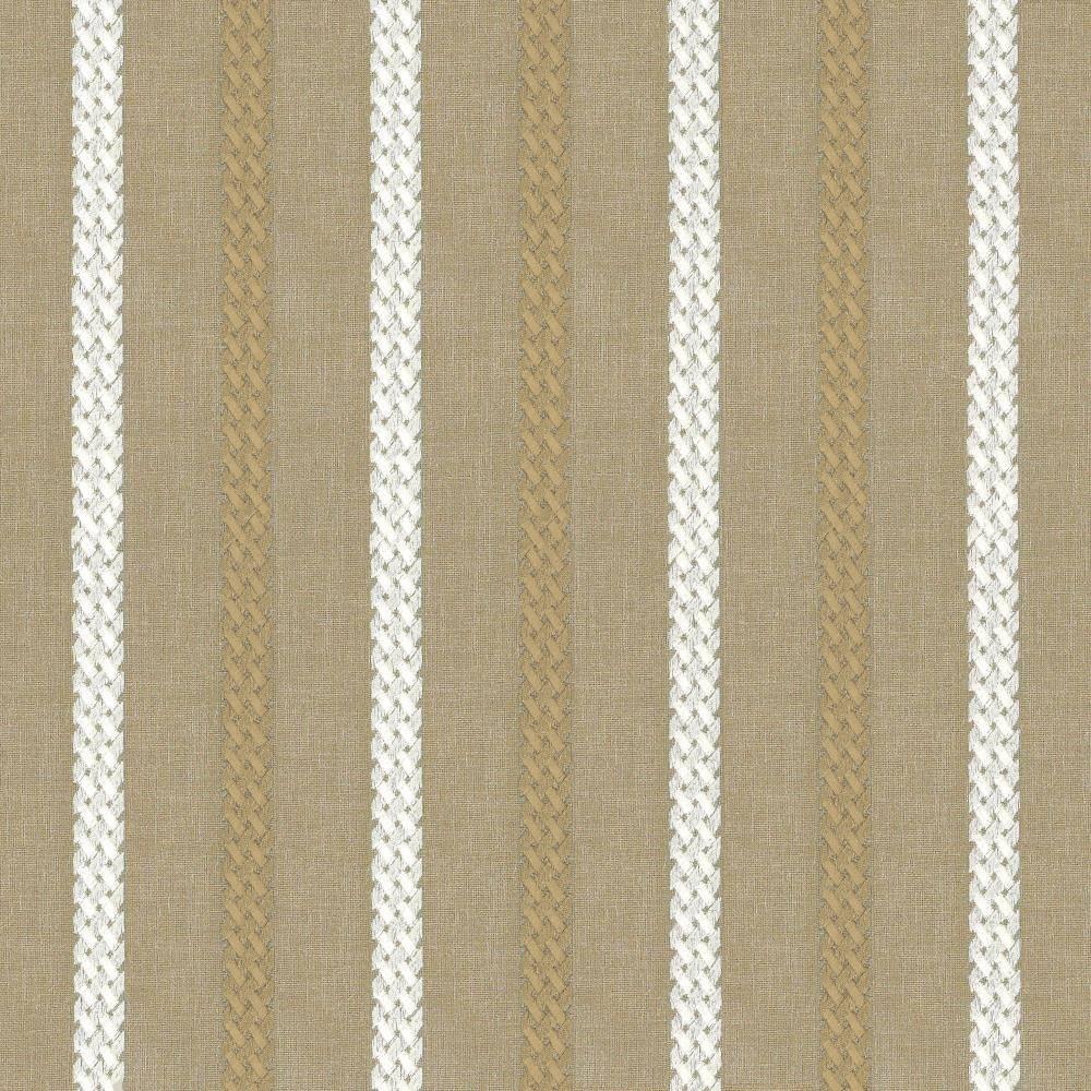 Kasmir Celtic Stripe Taupe Fabric