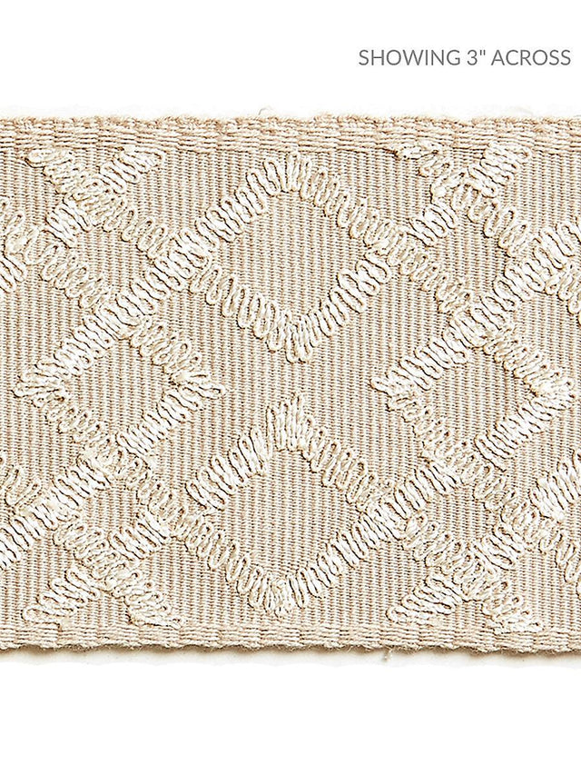 Scalamandre Lattice Tape Linen Trim