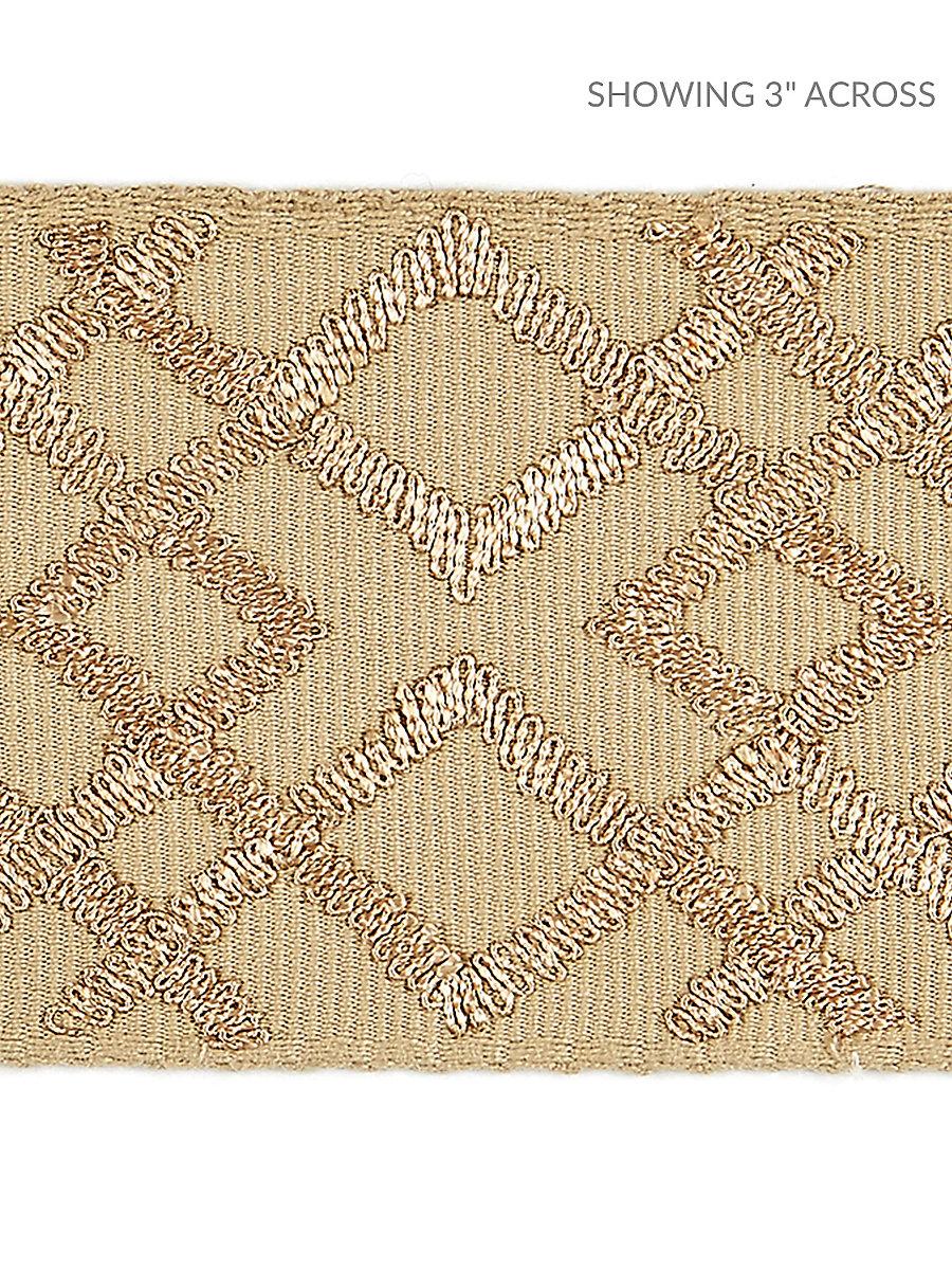 Scalamandre Lattice Tape Camel Trim